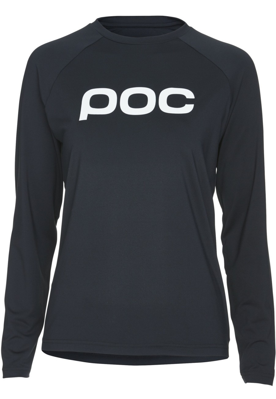 Mtb Trikots | POC Poc Reform Enduro Langarm Trikot Damen Schwarz