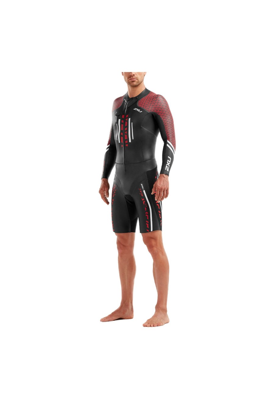 Schwimmbekleidung | 2XU 2Xu Sr:Pro-Swim Run Pro Neoprenanzug Herren Schwarz/Rot