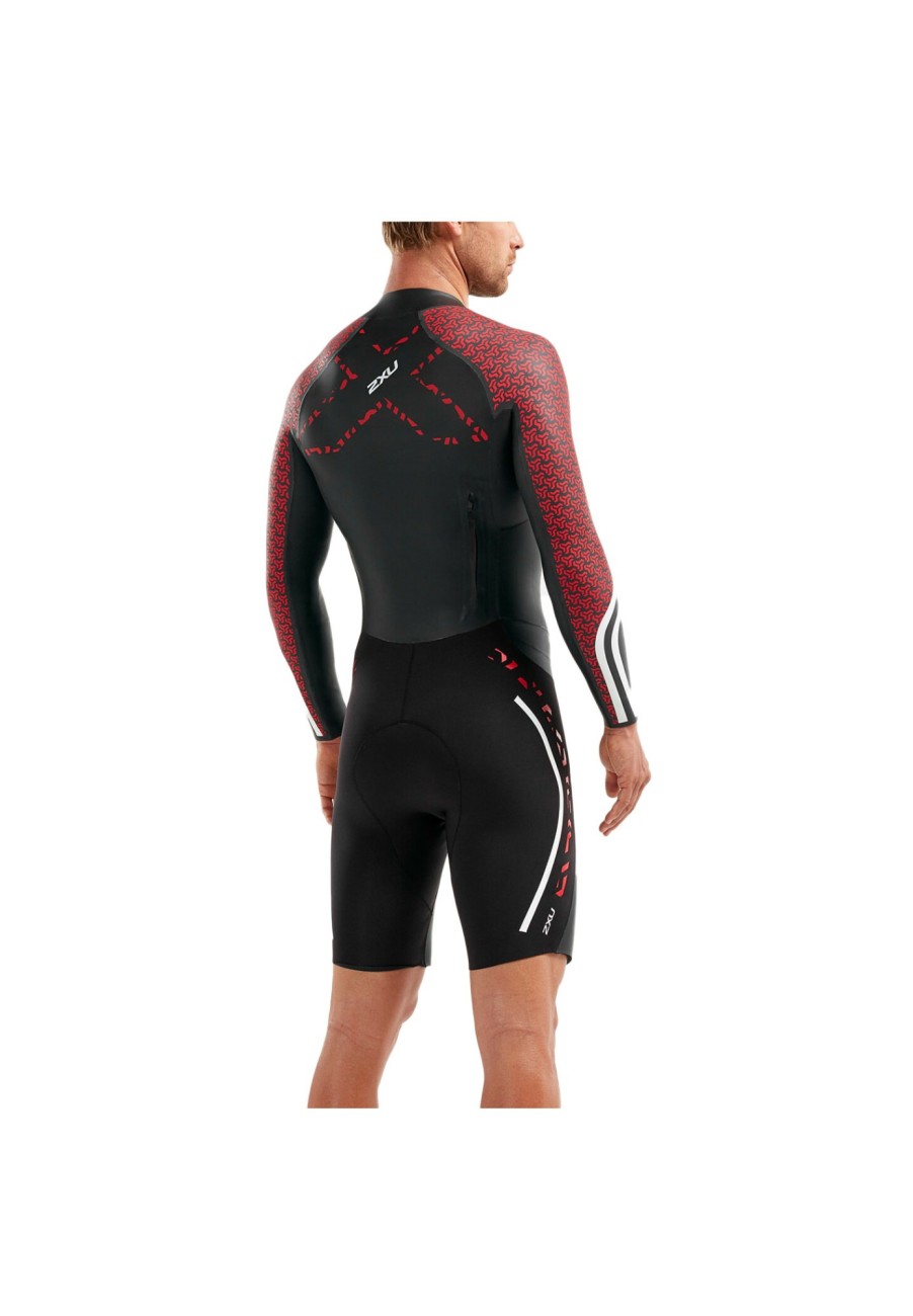 Schwimmbekleidung | 2XU 2Xu Sr:Pro-Swim Run Pro Neoprenanzug Herren Schwarz/Rot