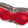 Beleuchtung | Busch + Müller Busch + Muller Toplight View E Led Rucklicht Fur E-Bikes Schwarz/Rot