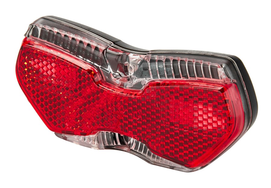 Beleuchtung | Busch + Müller Busch + Muller Toplight View E Led Rucklicht Fur E-Bikes Schwarz/Rot