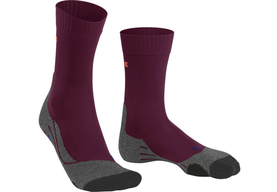 Socken | Falke Falke Tk2 Cool Trekking Socken Damen Lila/Grau