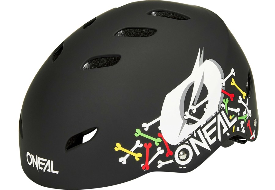 Trekking- & Cityhelme | O'Neal O'Neal Dirt Lid Helm Jugend Schwarz/Weis