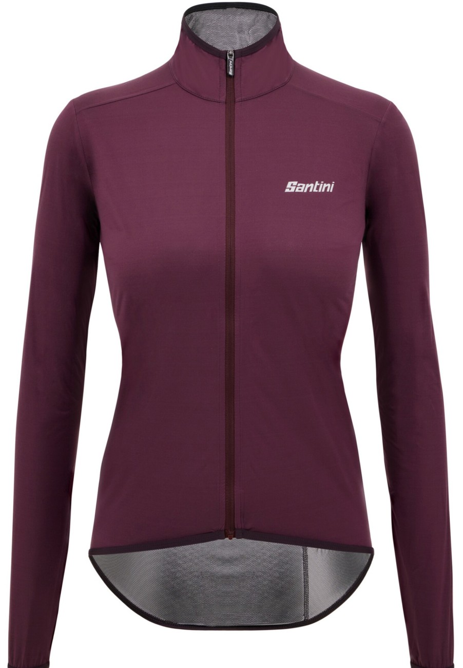 Rennradjacken | Santini Santini Guard Nimbus Regenjacke Damen Rot