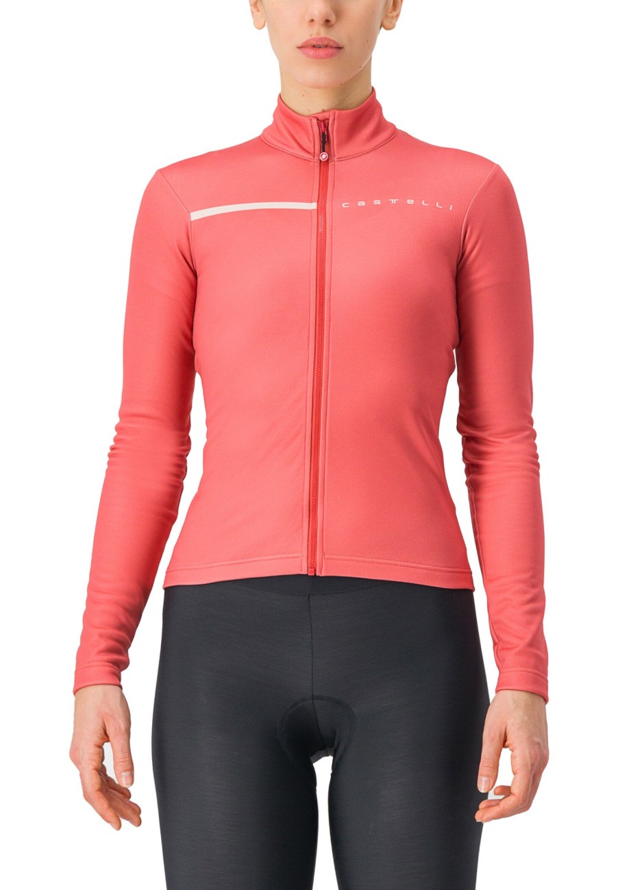 Rennrad Trikots | Castelli Castelli Sinergia 2 Trikot Fz Damen Rot