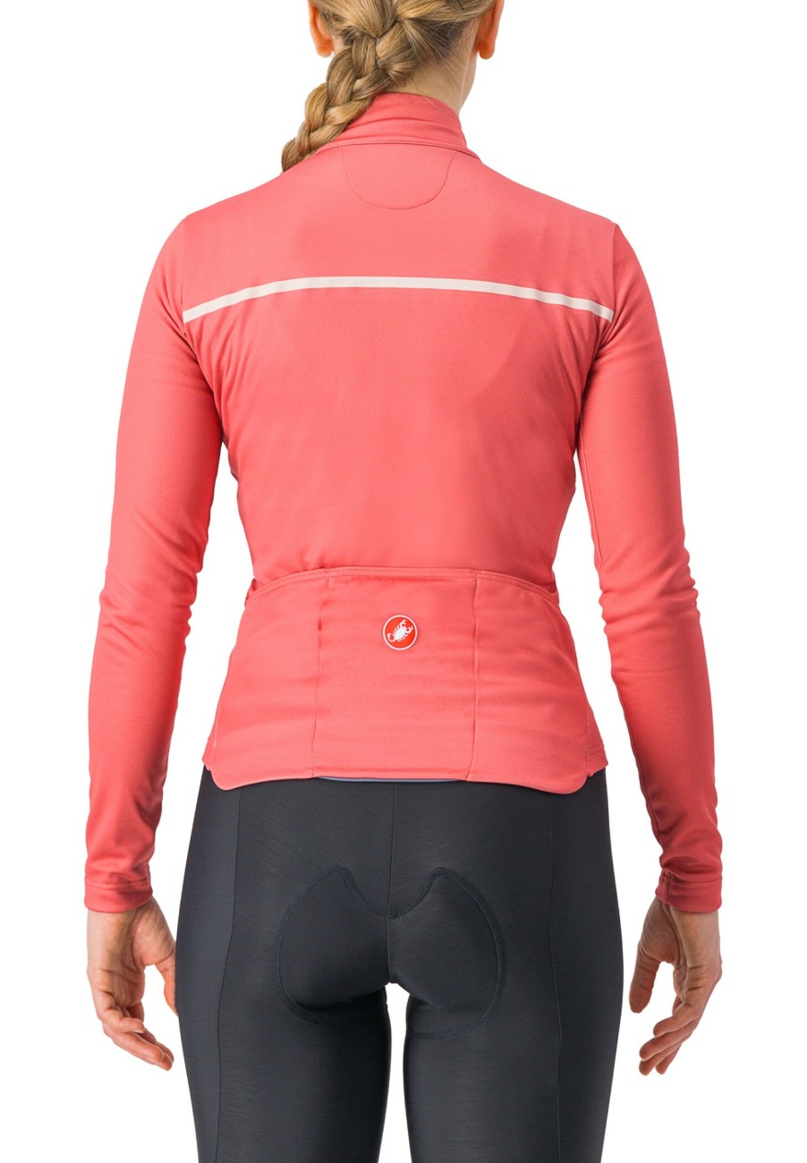 Rennrad Trikots | Castelli Castelli Sinergia 2 Trikot Fz Damen Rot