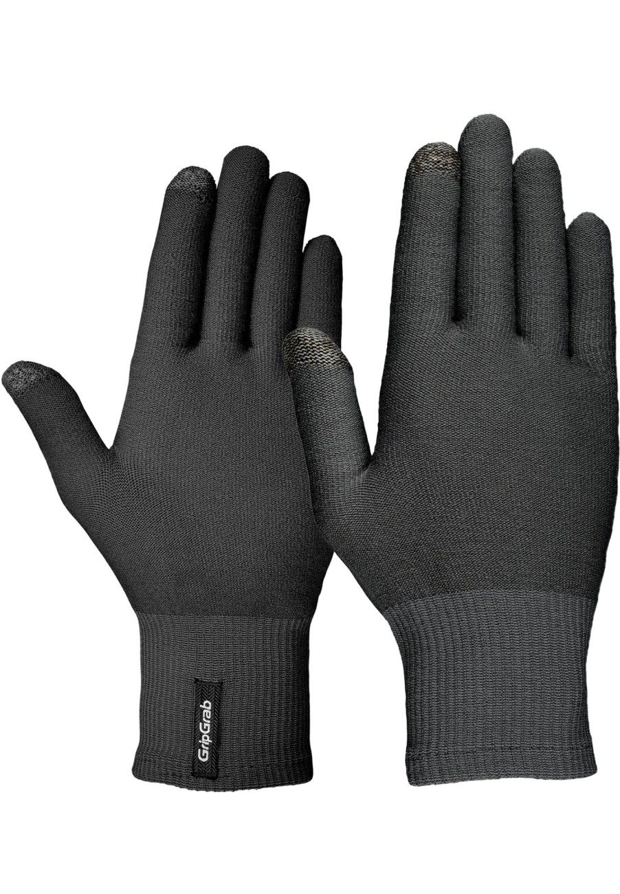 Handschuhe | GripGrab Gripgrab Merino Liner Handschuhe Schwarz