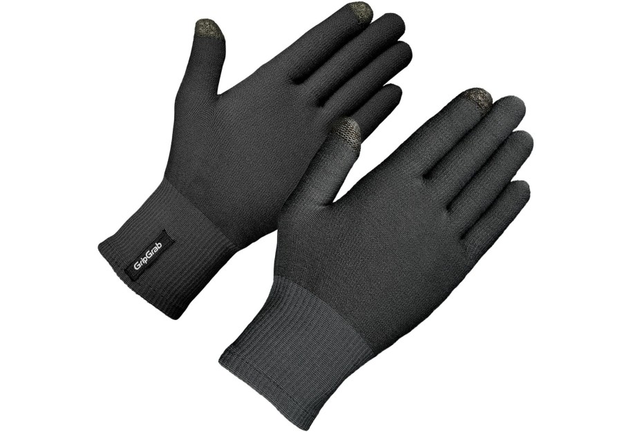 Handschuhe | GripGrab Gripgrab Merino Liner Handschuhe Schwarz