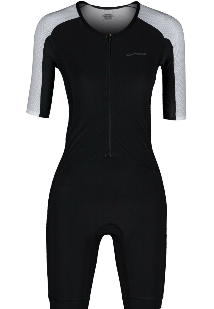 Triathlonanzuge | ORCA Orca Athlex Aero Racesuit Damen Schwarz/Weis