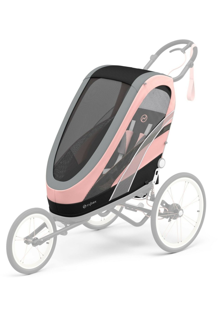 Anhanger & Buggys | CYBEX Cybex Zeno Kabine Fur Kinderanhanger Pink/Schwarz