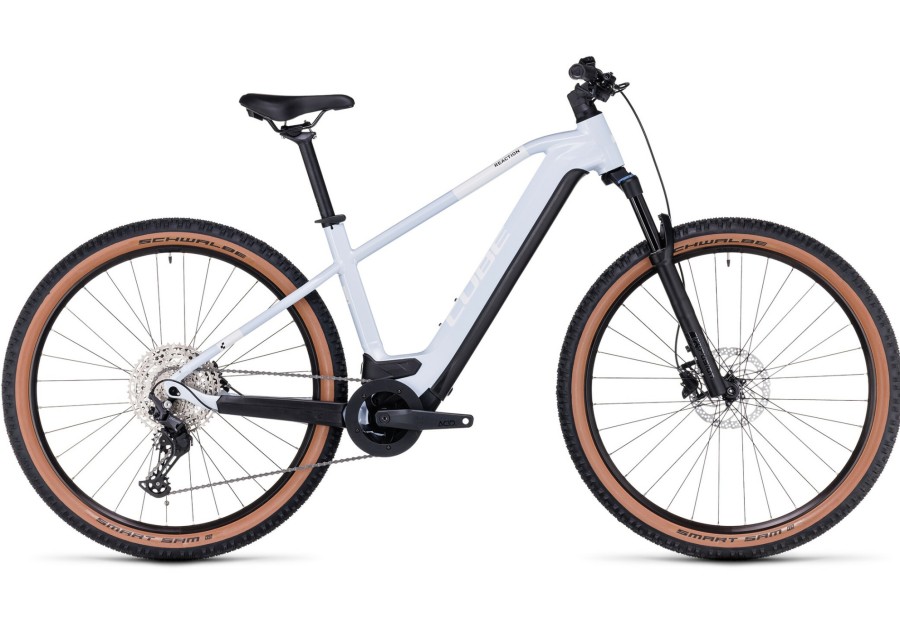 E-Mountainbikes | Cube Cube Reaction Hybrid Pro 625 Weis