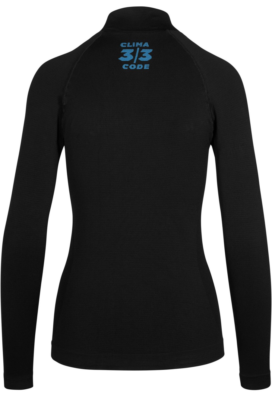 Langarm Shirts | ASSOS Assos Winter Langarm Skin Layer Damen Schwarz