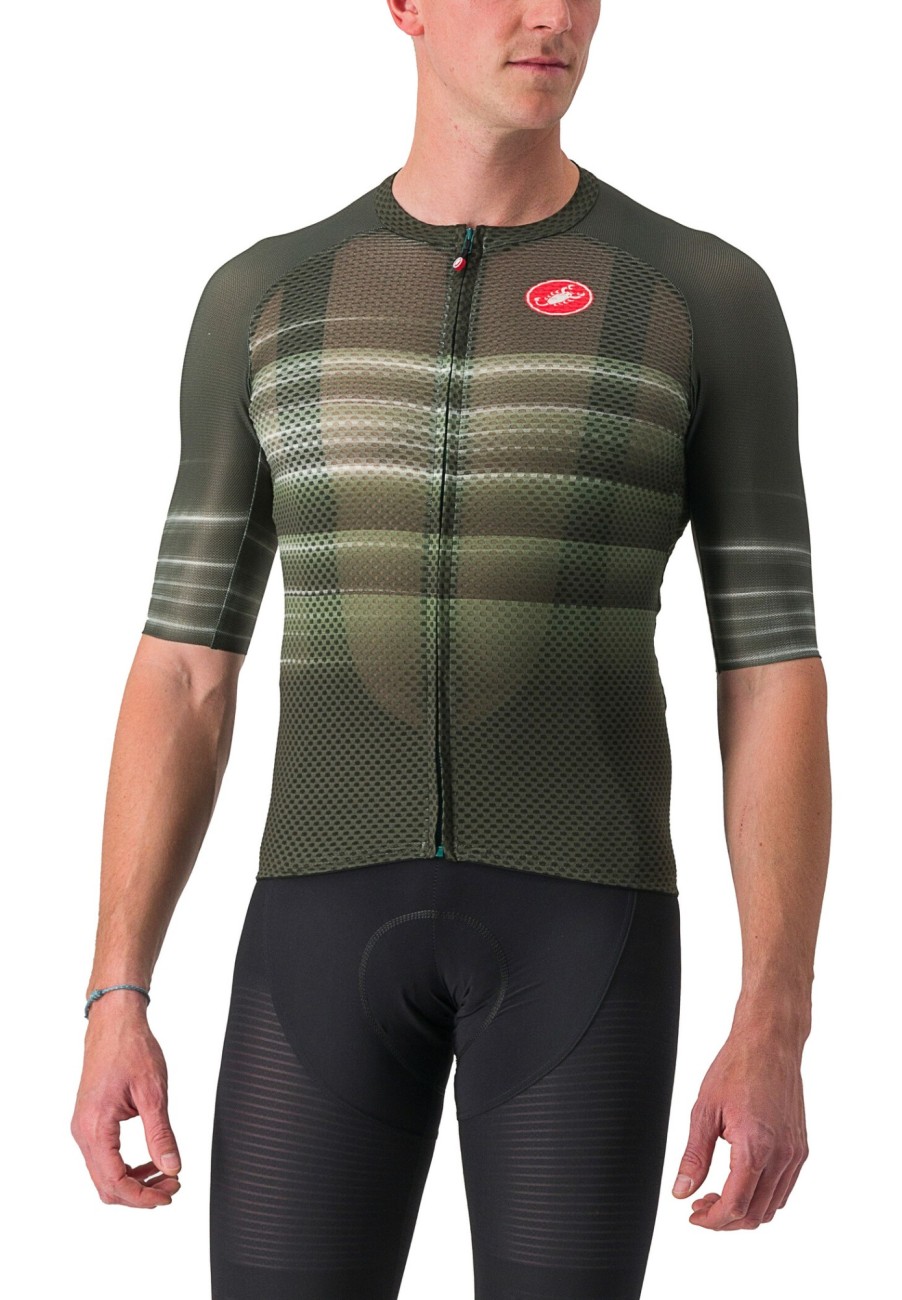 Trikots Kurzarm | Castelli Castelli Climber'S 3.0 Sl2 Trikot Herren Oliv