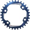 Antrieb | FUNN Funn Solo Narrow Wide Kettenblatt 30Z 11-Fach 4-Arm 96Bcd For Xtr M9000/M9020/Xt M8000 Blau