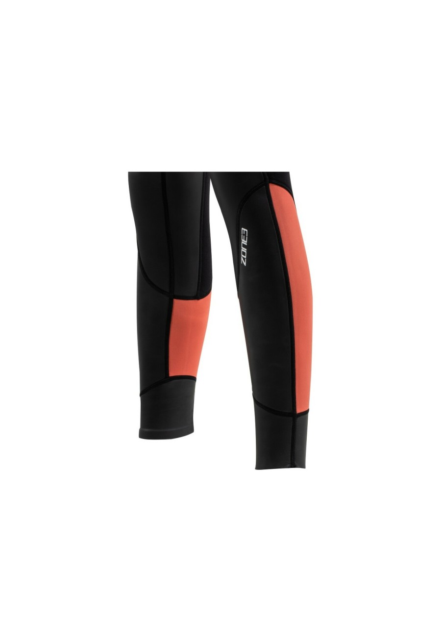 Schwimmbekleidung | Zone3 Zone3 Venture Neoprenanzug Herren Schwarz/Orange