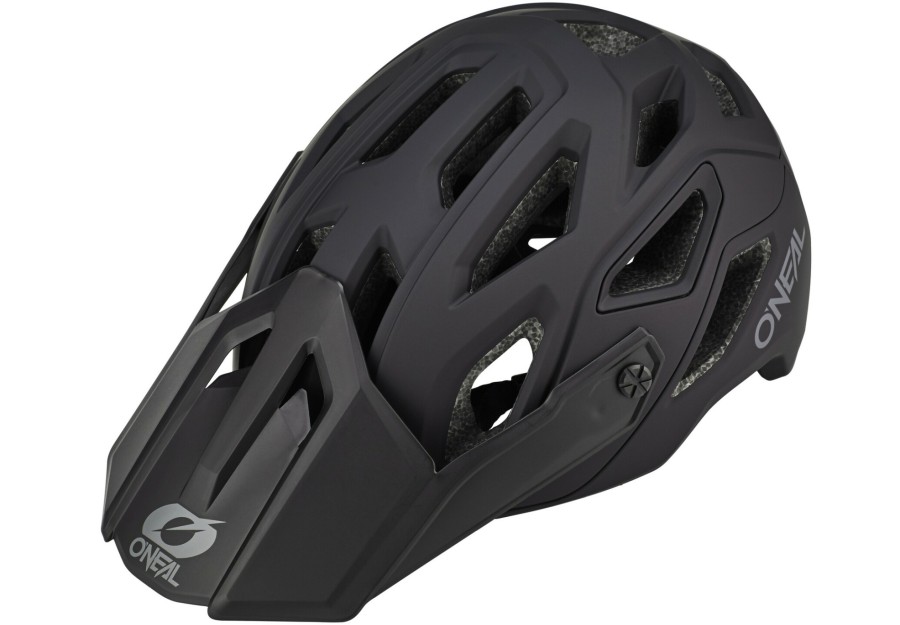 Enduro Helme | O'Neal O'Neal Pike 2.0 Helm Solid Schwarz/Grau