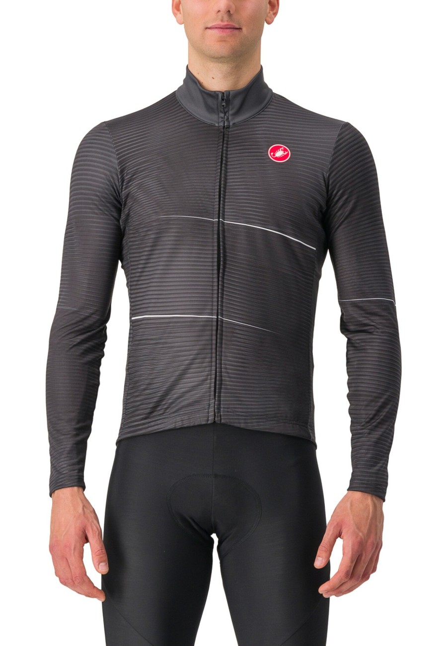 Trikots Langarm | Castelli Castelli Raffica Langarm Trikot Herren Schwarz