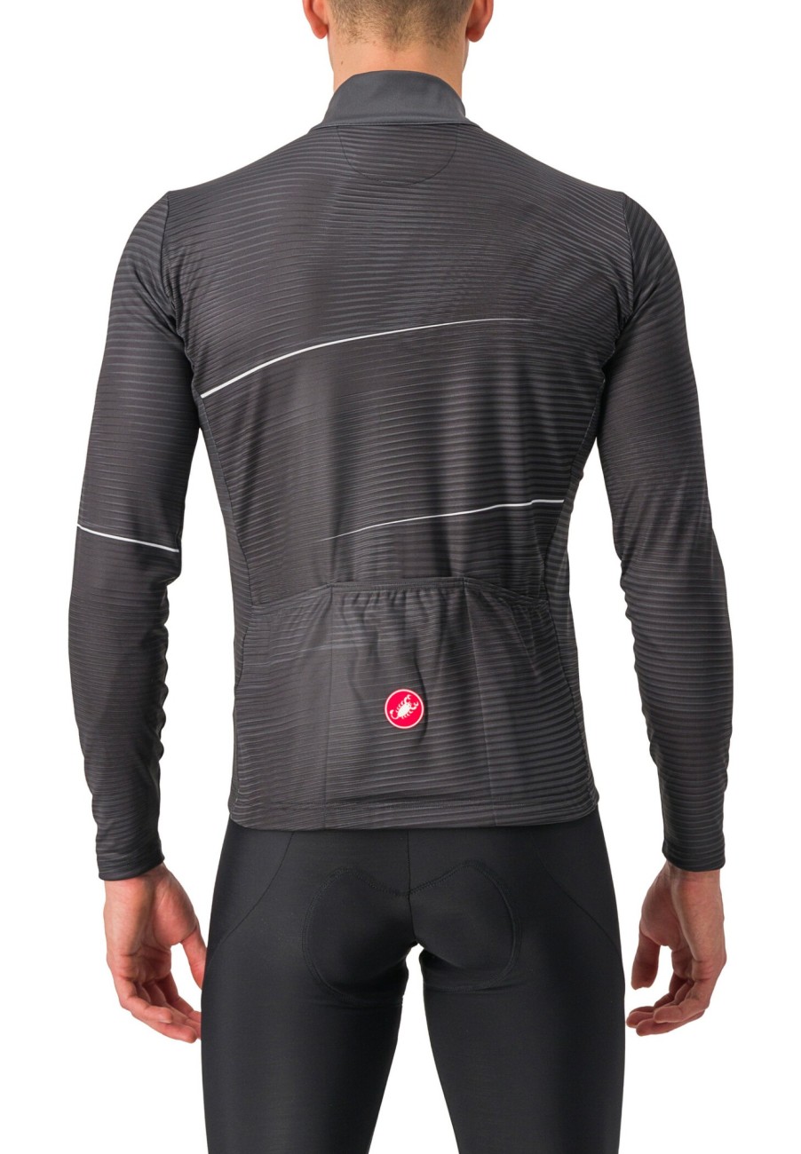 Trikots Langarm | Castelli Castelli Raffica Langarm Trikot Herren Schwarz