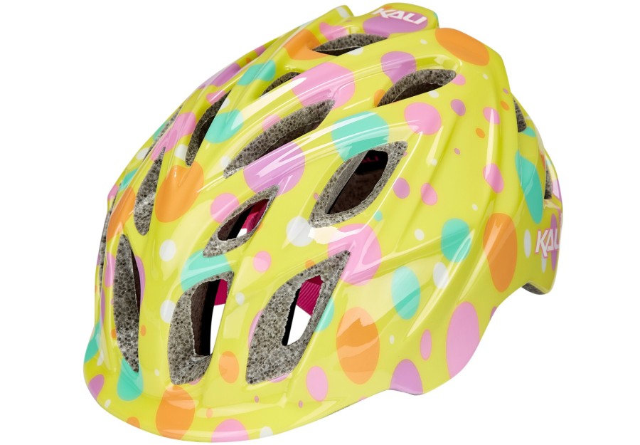 Kinderhelme | Kali Kali Chakra Lighted Confetti Helm Kinder Gelb