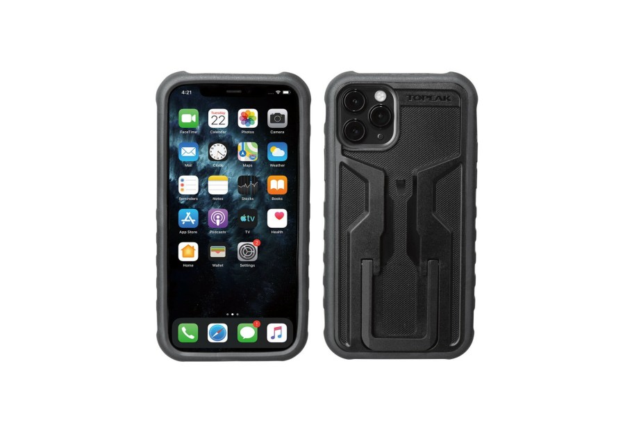 Navigation & Computer | Topeak Topeak Ridecase Smartphone-Hulle Fur Iphone 11 Pro Max Inkl. Halterung Schwarz