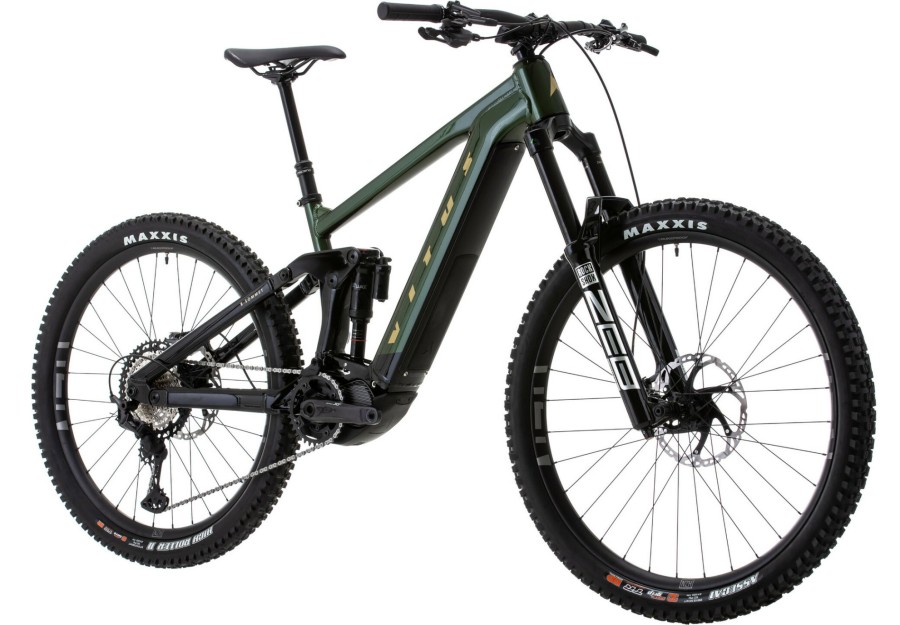 E-Mountainbikes | Vitus Vitus E-Sommet Vrx Intl. Grun/Schwarz