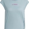 Laufbekleidung | adidas TERREX Adidas Terrex Agravic Pro Top Damen Grau