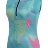 Rennrad Trikots | Protective Protective P-Berry Island Top Damen Turkis/Bunt