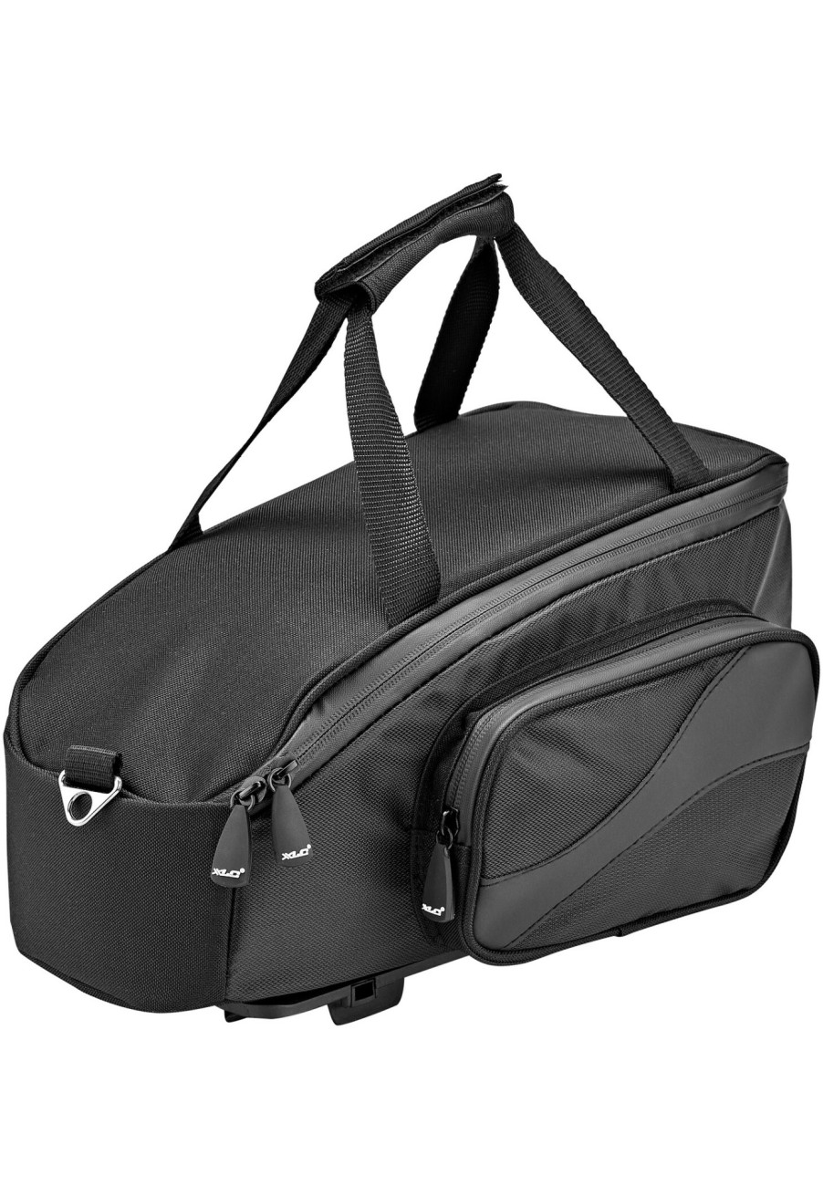 Taschen & Korbe | XLC Xlc Carry More Ba-S47 Gepacktragertasche 10L Fur Xlc-Systemgepacktrager Inkl. Adapterplatte Schwarz