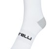 Socken | Castelli Castelli Rosso Corsa Pro 9 Socken Herren Weis