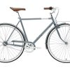 City Herrenrader | Creme Creme Caferacer Uno Diamant 3-Fach Blau