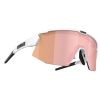 Triathlon Zubehor | Bliz Bliz Breeze Padel Edition Sonnenbrille Weis/Pink