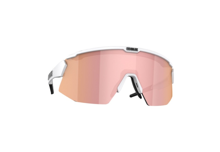 Triathlon Zubehor | Bliz Bliz Breeze Padel Edition Sonnenbrille Weis/Pink