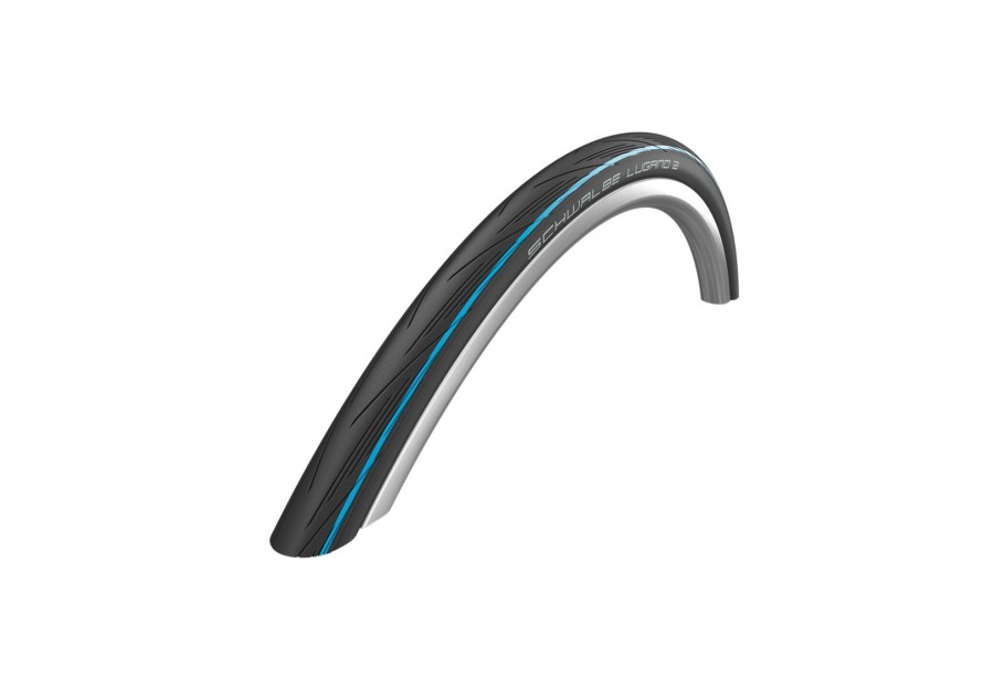 Reifen | SCHWALBE Schwalbe Lugano Ii Drahtreifen 700X25C Active K-Guard Schwarz/Blau