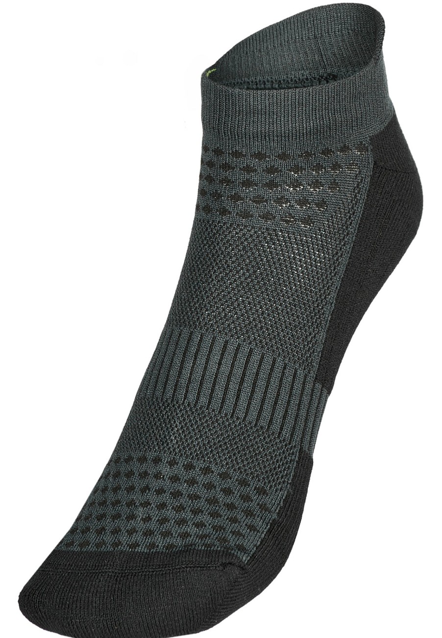 Socken | P.A.C. P.A.C. Bike 1.2 Footie Zip Socken Damen Schwarz