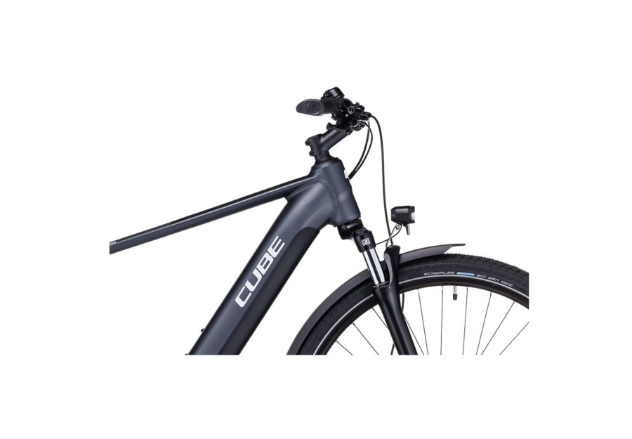 E-Bikes Trekking | Cube Cube Touring Hybrid One 500 Grau