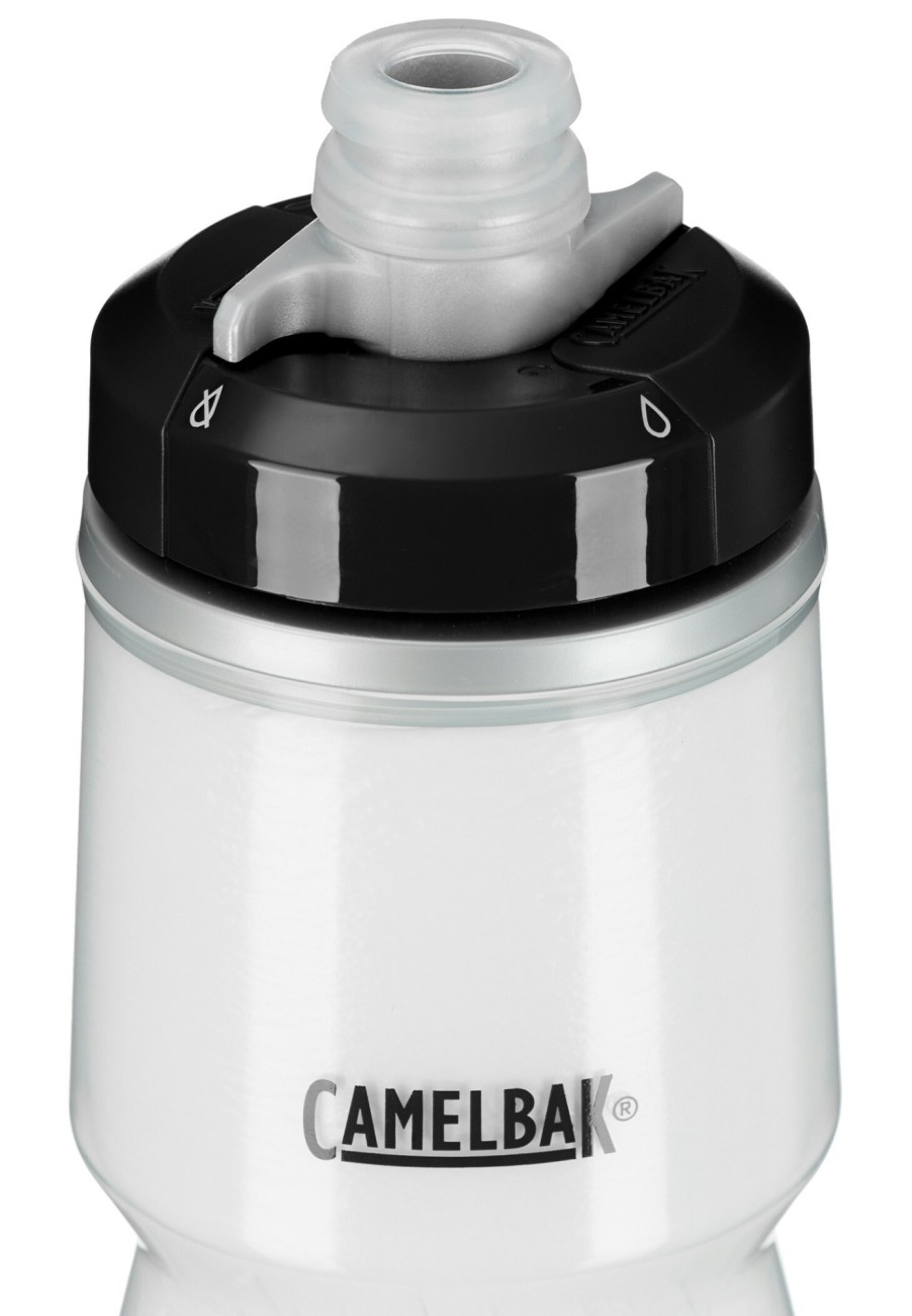 Flaschen & Halter | CamelBak Camelbak Podium Chill Flasche 710Ml Weis/Schwarz