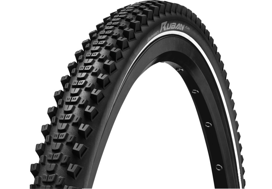 Tubeless | Continental Continental Ruban Drahtreifen 27.5X2.60" E-25 Reflex Schwarz