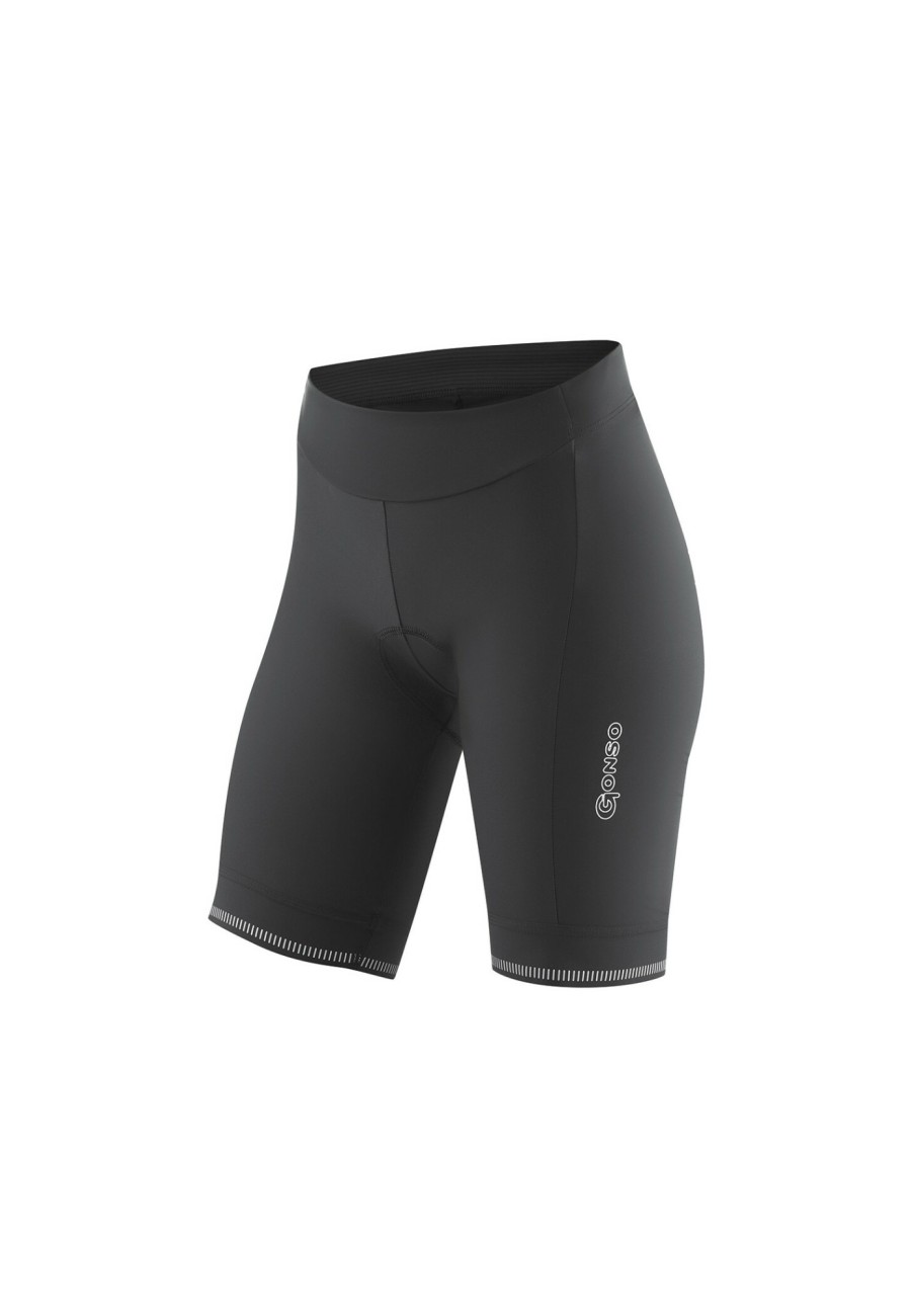 Rennradhosen | Gonso Gonso Sitivo Shorts Mit Festem Sitzpolster Damen Schwarz