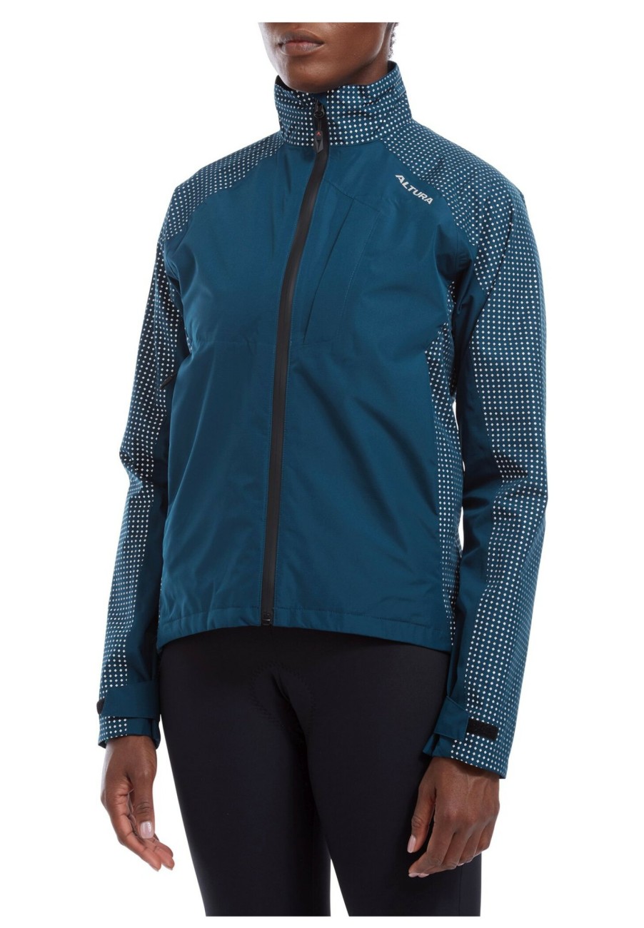 Rennradjacken | ALTURA Altura Storm Jacke Damen Blau