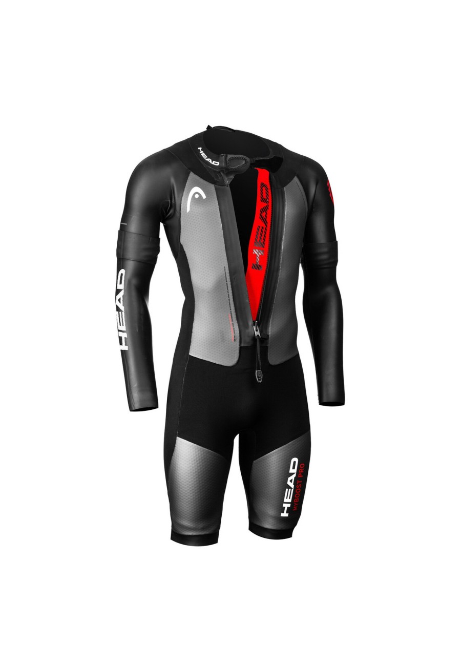 Schwimmbekleidung | Head Head Swimrun Myboost Pro Neoprenanzug Herren Schwarz/Silber