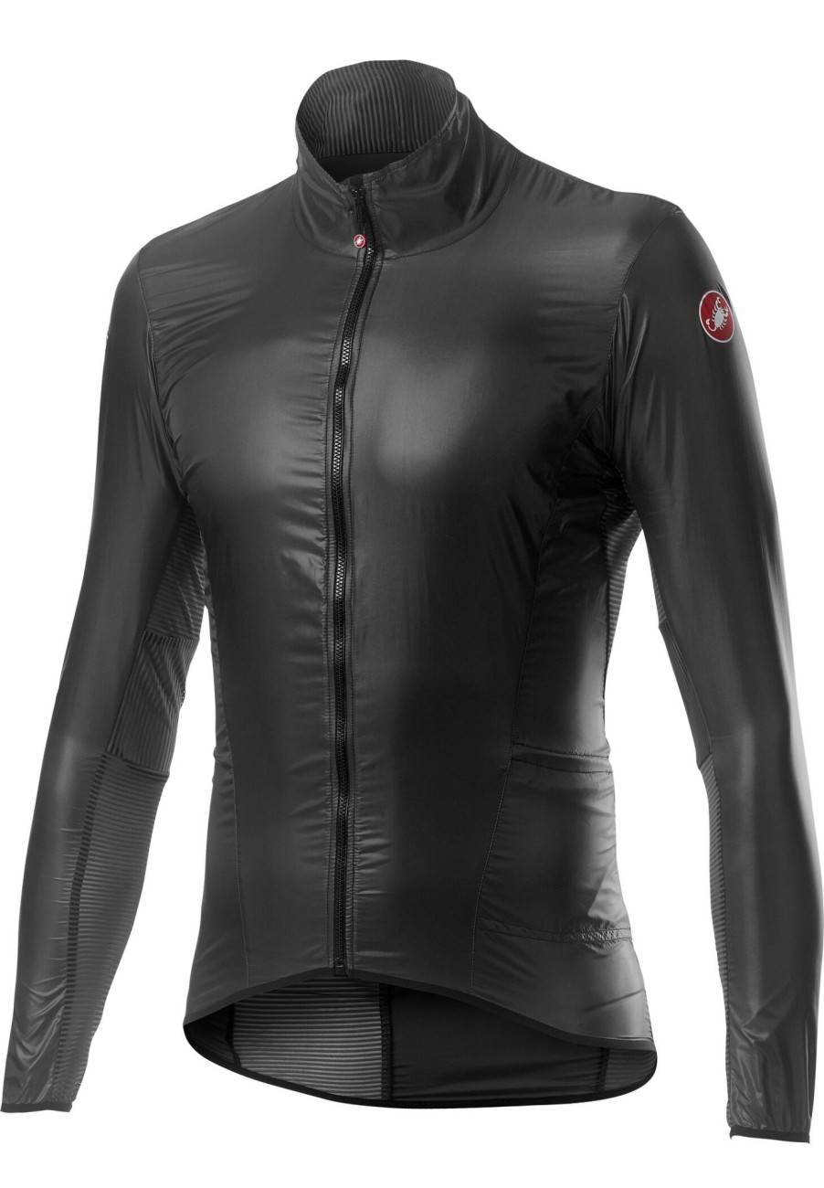 Rennradjacken | Castelli Castelli Aria Shell Jacke Herren Grau