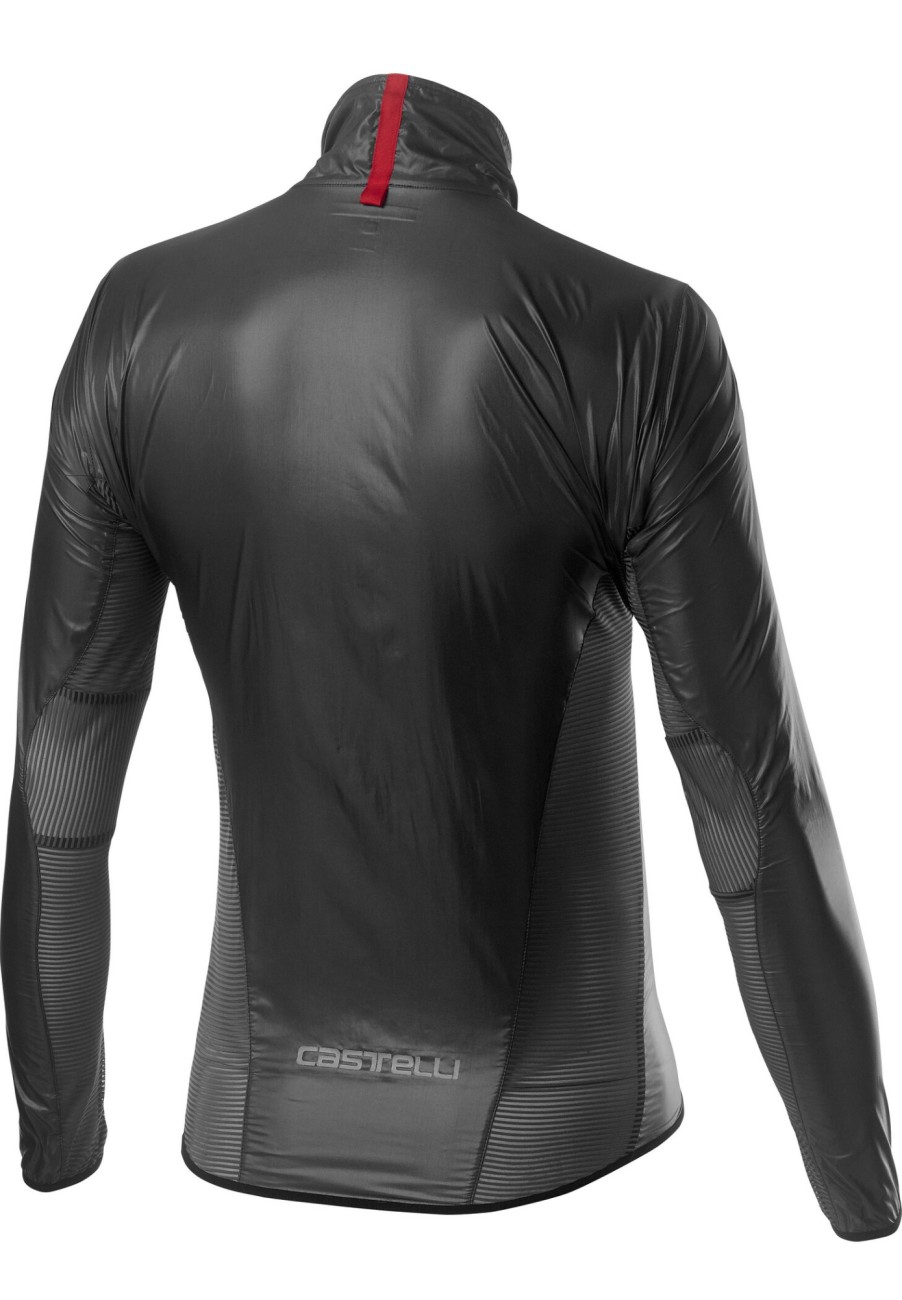 Rennradjacken | Castelli Castelli Aria Shell Jacke Herren Grau