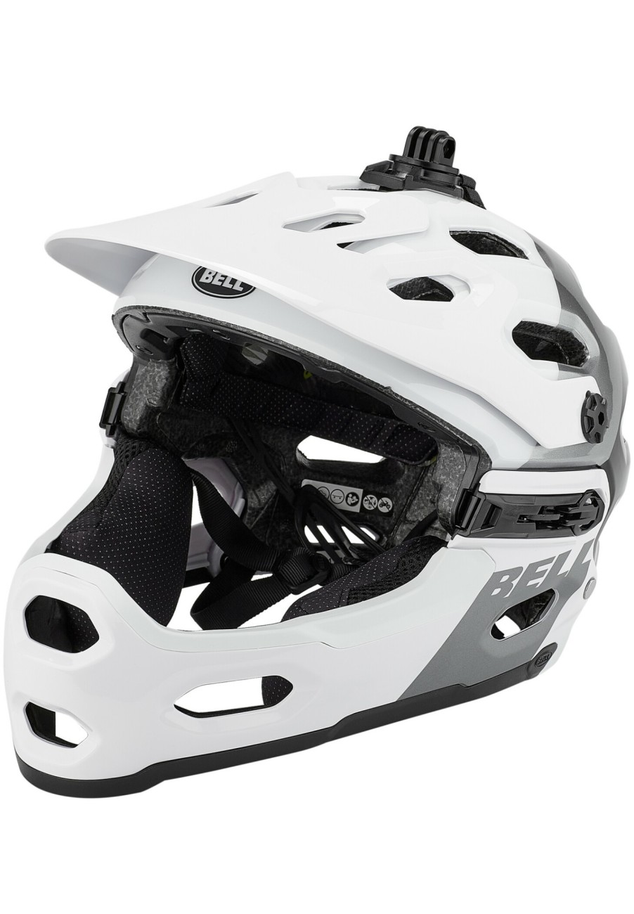 Enduro Helme | Bell Bell Super 3R Mips Helm Weis/Schwarz