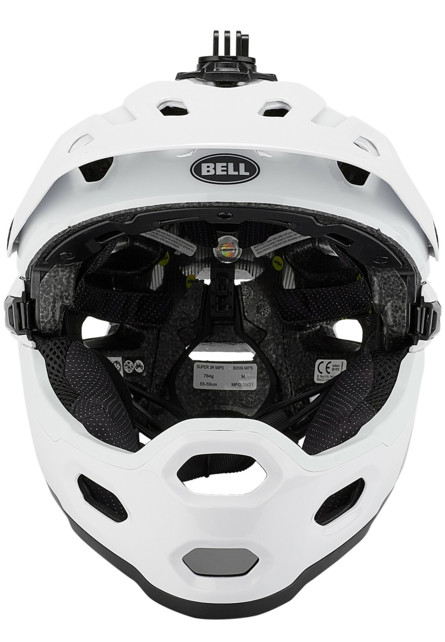 Enduro Helme | Bell Bell Super 3R Mips Helm Weis/Schwarz