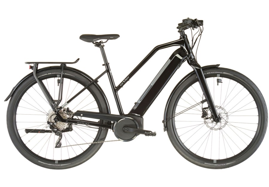 E-Bikes Trekking | Ortler Ortler Tours Premium Trapez Schwarz