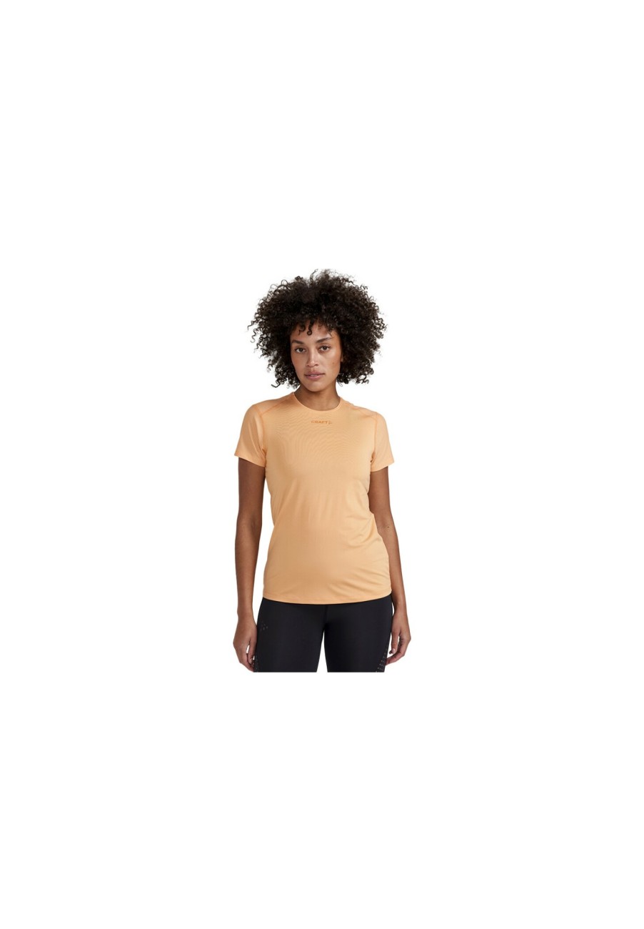 Laufbekleidung | Craft Craft Adv Essence Kurzarm Slim T-Shirt Damen Orange