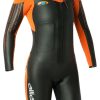 Schwimmbekleidung | blueseventy Blueseventy Alliance Swimrun Neoprenanzug Damen Schwarz/Orange