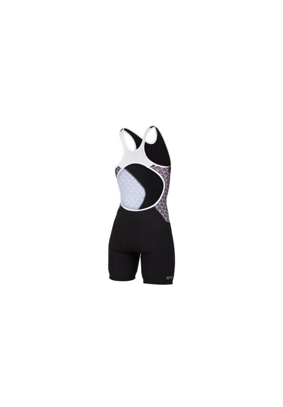 Triathlonanzuge | Z3R0D Z3R0D Racer Black Lotus Armelloses Trifunction Damen Schwarz/Grau