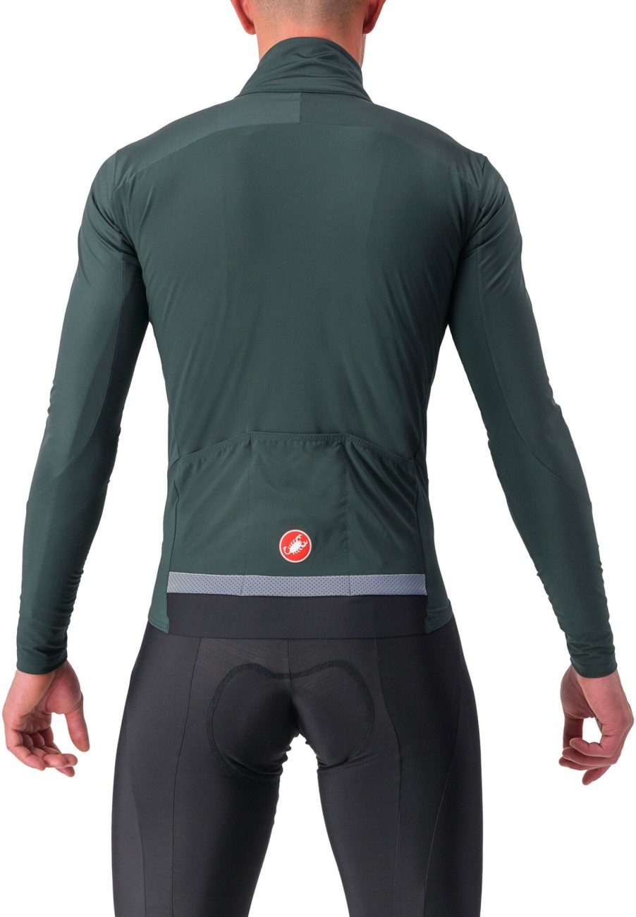 Rennradjacken | Castelli Castelli Beta Ros Jacke Herren Oliv