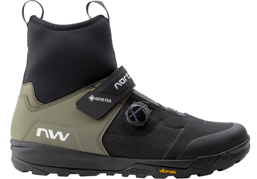 Winterschuhe | Northwave Northwave Kingrock Plus Gtx Mtb Schuhe Herren Oliv/Schwarz